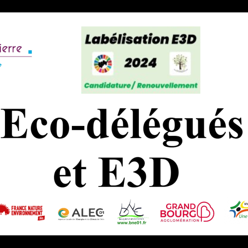 la  » démarche E3D- éco-délégués « 